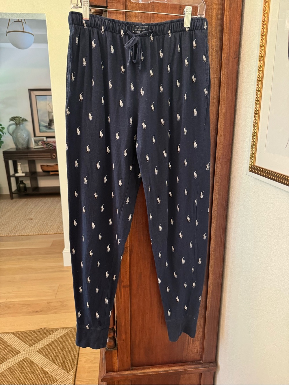 Polo Ralph Lauren Pajama Pants Mens Medium Lounge Embroidered Sleepwear Relaxati